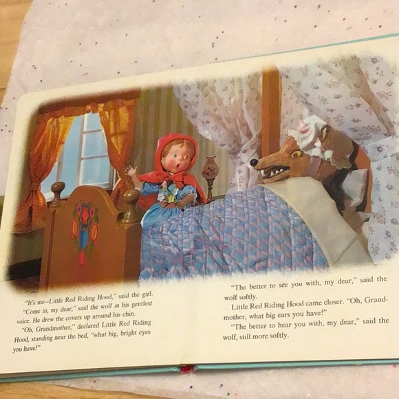 COPY - Little Red Riding Hood antique 3D hardcover board book Grossett & Dunlap - Picture 10 of 14